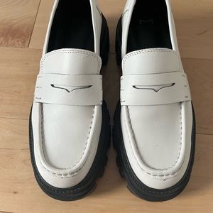 COPY - Marc Fisher Morris loafer ivory leather 8.5M
